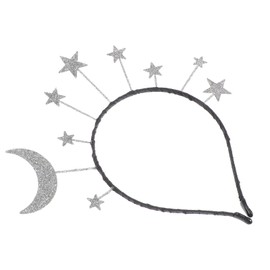 TOVINANNA 1 Stück Stirnband Stern Galaxy Stirnband Planet Kostüm Stirnband Mit Glitzer Stern Solar-Stirnband für Geburtstag Schärpe Für Frauen Bänder Mini Legierung