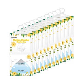 CANAGER Moisture Absorber -12 Pack,Fresh Scent Hanging Humidity Bag,Home,Car, and Closet Dehumidifiers(12.5OZ).