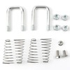 Camotokiit 1900-2-1600 Replacement Safety Chain U-Bolt Kit Fits B&W Gooseneck
