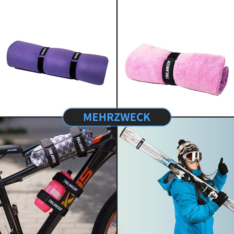 Bike Carrier Straps, 4 Pack Trilancer Adjustable Bicycle Stabilizer Straps