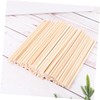 CORHAD Long Wooden Craft Sticks 50pcs Macrame Dowel Rods for