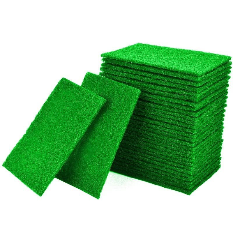 Hampine Pack of 20 Cleaning Scourer Pads for Kitchen, Households,