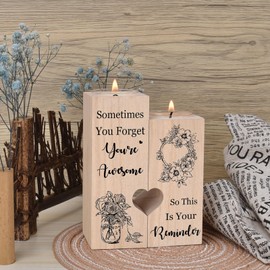 Gifts for Women, Best Friend Birthday Gifts, Candlestick Holders - Friendship Gifts, Birthday Gifts for Women, Inspirational Gifts for Women Friend, Colleagues, Sister, Bestie