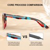 CARFIA Stylish Women's Sunglasses Polarised 400UV Protection Fashion Modern Acetate