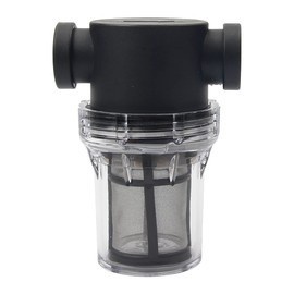 AutoRocking 1/2" Female NPT in-Line Strainer with 100 Mesh Stainless Steel Filter Screen (MWP 150 PSI)