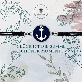 Women's Bracelet Fabric Handmade Vintage Motif Adjustable Macrame Bracelet Stainless Steel Black White Silver, Größenverstellbar, stainless steel,