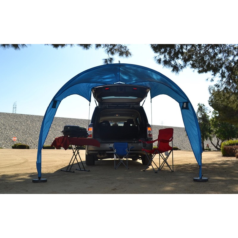 Eurow Tail Gator Sunshade Portable Vehicle Canopy, 8x8 FT SUV