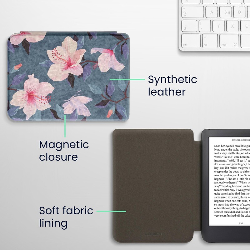 kwmobile Flip Case Compatible with Kobo Clara 2E / Tolino