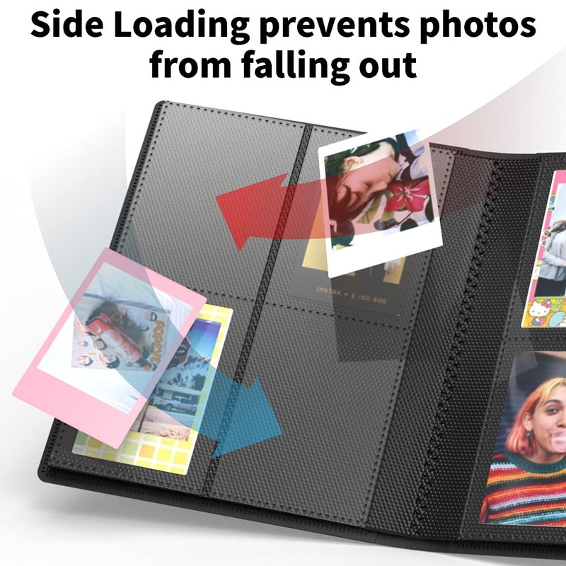 Alteagle 160ポケット ミニフォトアルバム Kポップフォトカードホルダーブック ポラロイド/チェキ/Instax Mini/Kpop写真用