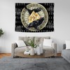 Arsey Nordic Mythology Viking Tapestry Valknut Ravens Art Wall Hanging