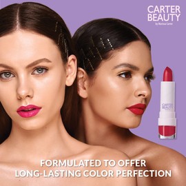 Carter Beauty Word Of Mouth Lipstick - Intense Color With A Smooth Matte Finish - Long-Lasting Comfortable Wear - Can Be Used With Free Speech Lip Tint For A Glossy Look - Michelle - 0.16 Oz