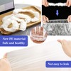 upcessory 50 pcs Disposable Cage Liners, Clear Plastic Rabbit Cage