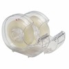 Tape Roll with Dispenser 2 Pack – Clear Sticky Tape