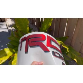 LIGHTCOR TRD Off Road Decals Tacoma Replacement Stickers Emblem for Tundra Truck /set 2 - Red/Black/Silver