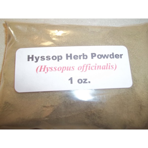 Hyssop Herb 1 oz. Hyssop Herb Powder (Hyssopus officinalis)