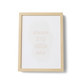 Petal Lane Kids Wall Decor - Framed Canvas Wall Art Baby Room Decor - 12 Nursery Wall Decor Designs Available - Girl and Boy Kids Wall Art - Cute Playroom Decor (Dream Big)