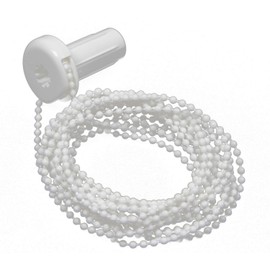 EFIXS Chain Drive with Continuous Chain for Mini Roller Blind, Easy Roller Blind, Clamping Roller Blind or Klemmfix Roller Blind, Operating Length 90 cm, Colour: White, Roller Shell: Inner Diameter 16