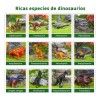 Dinosaurios Jurassic 88 Piezas Con Mapa