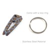 Hamans Titanium Multi Tool Key Chain with Wrench Screwdriver Lever