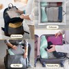 Compression Packing Cube Set with Compression 6-Piece Suitcase Organiser Travel