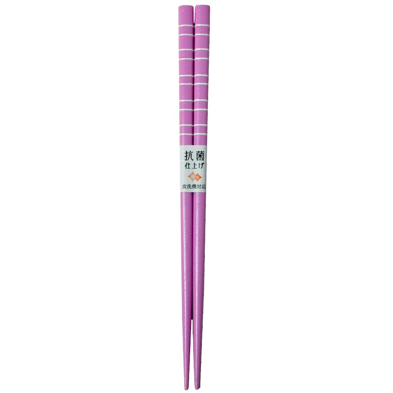 Aoba 541882 Chopsticks & Case Kid's Antibacterial Pair Set, Pastel