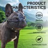 Bettinay French Bulldog Muzzle, Adjustable Breathable Mesh Bulldog Muzzle for