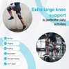 Ruilaibao Plus Size Knee Compression Sleeve for Women and Men