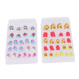 minkissy 2 Packs Nail Stickers Fingertip Sticker Nail Art Sticker Nail Art Decals