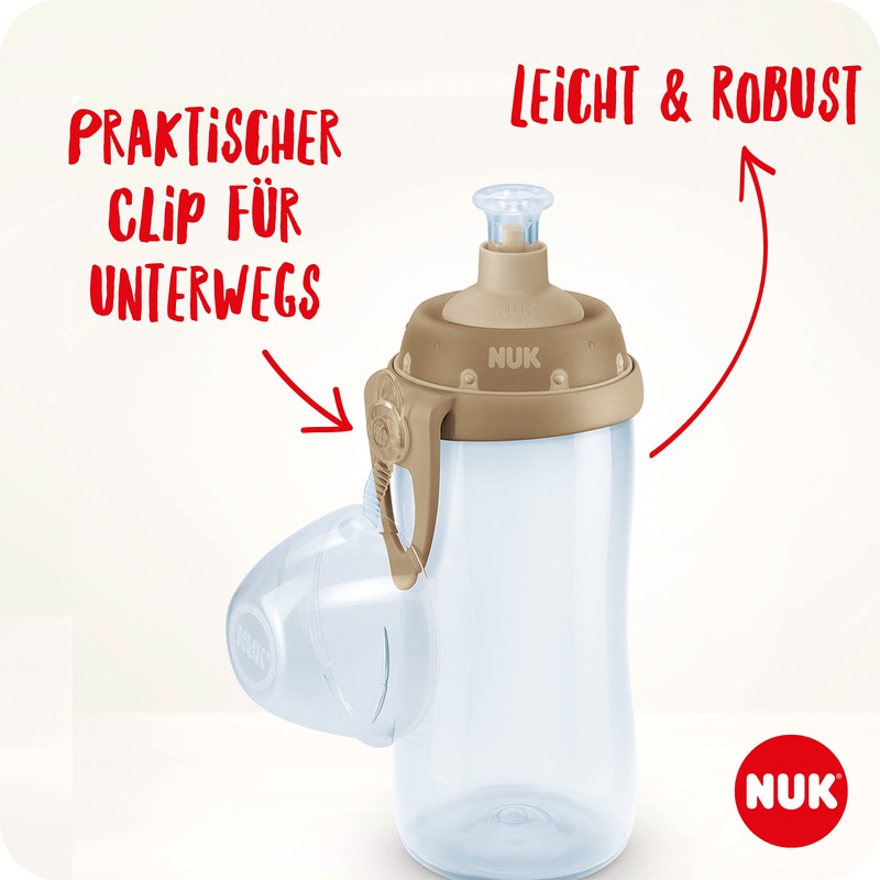 NUK Junior Cup Drinking Bottle with Chameleon Effect, 18+ Months,