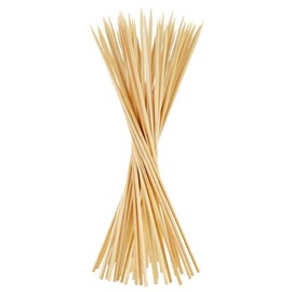 Vilde Wooden Toothpicks Bamboo Wooden Skewers Skewers Barbecue Skewers Long for Meat and Kebab 50 Pieces Set 30 cm