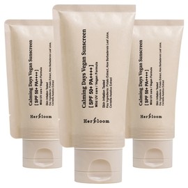 [Vegan Beauty] Herbloom Calming Days Sunscreen SPF50+ PA++++, 50ml, 3 pieces / [비건뷰티] 허블룸 카밍 데이즈 선스크린 SPF50+ PA++++, 50ml, 3개