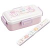 Skater CCS3SAAG-A Chopsticks and Spoon Set, Funwari Necolon, Silver Ion,
