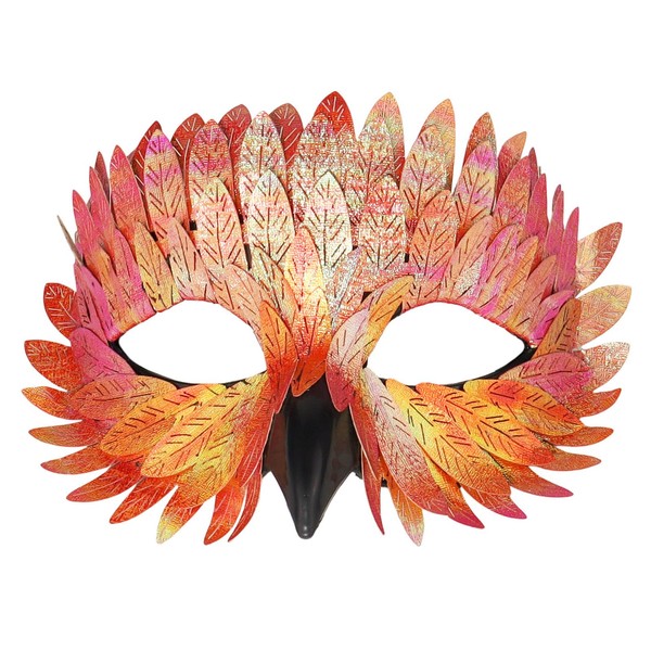 HSSPYY Plastic Masks with False Feather Beaks for Carnival Parties