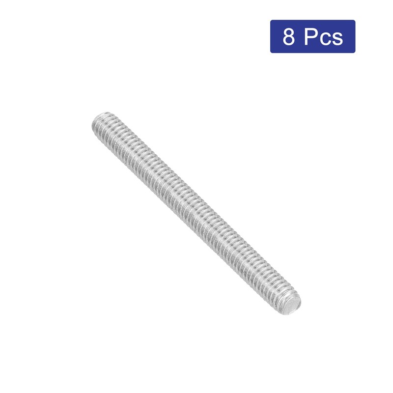 sourcing map 8Pcs Fully Threaded Rod, M4 x 40mm 304