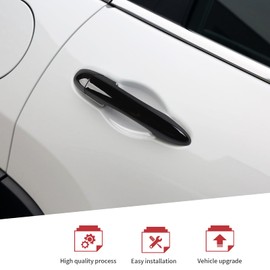 JeCar - Cubierta para manija de puerta negra para Jeep Cherokee 2014-2020 / Jeep Compass 2017-2020