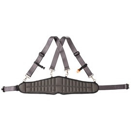 Weaver Arborist Nylon Black/Gray Arborist Logging Belt and Suspenders for Tree Cutting, Adjustable waist fits sizes 30"-52"