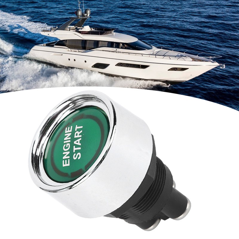 LED Engine Start Switch Ignition Starter Engine Start Stop Button