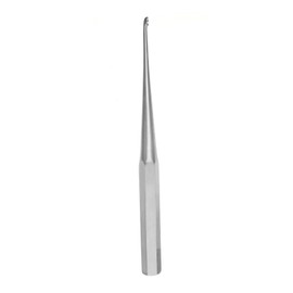 Norralco Bruns Bone Curette, 9", Straight, Oval Cup, 8.4mm, Size: 4