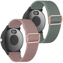 OTOPO Elastic Bracelet for Garmin Venu/Sq/Sq 2/Forerunner 245/645 Music Bracelet, 20 mm Nylon Sports Bracelet for Garmin Vivomove HR/Sport, Vivoactive 5/Vivoactive 3 Music