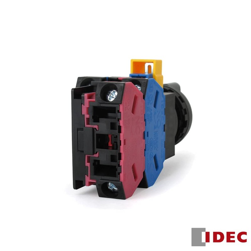IDEC φ22 HW Series Selector Switch 2a1b 45°-3 Notch HW1S-3JT21N1