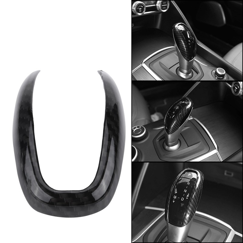 Car Interior Gear Shifter Knob Frame Cover Trim for Alfa
