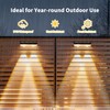 Flyingod Solar Fence Light - IP65 Waterproof Fence Solar Powered