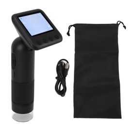 Handheld Digital Microscope with 2 Inch Screen 400 to 800x USB Pocket Portable Electronic Magnifier Camera for Kids Science Educational Toy