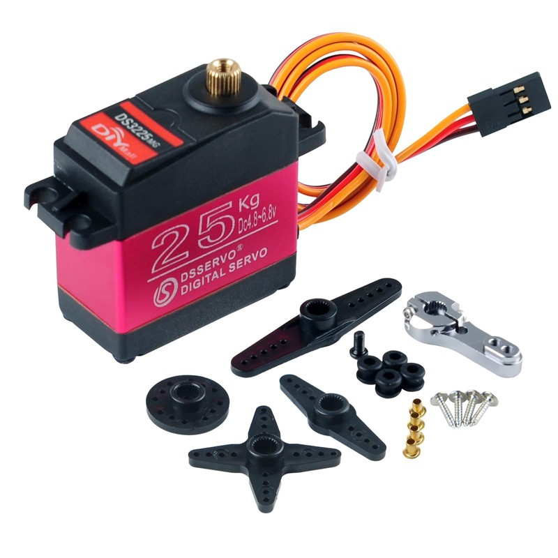 4PCS DS3225 25KG Waterproof Digital Servo Full Metal Digital Steering