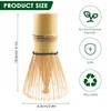 Dalephoric Matcha Whisk with 100 Bristles, Natural Bamboo, Matcha Whisk,