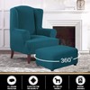 Stretch Ottoman Cover Ottoman Slipcovers Rectangle for Living Room Foot