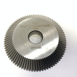 Milling Cutter 0010B(60X7.3X12.7x80teeth) in H.S.S for WenXing Machine 233A,233B,100B,232,217,100A,100A1,100A2,100A3,100B (1)