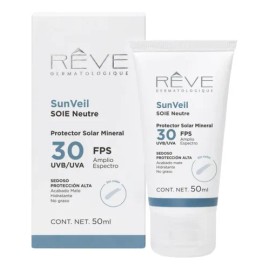 Reve Protector Solar Mineral Soie Neutre 30fps 50ml Uvb Uva