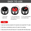 Youery Kitchen Timer, Magnetic Visual Timer, Stainless Steel Countdown Timer,
