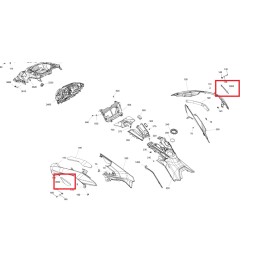 BRP SKI-DOO GEN5 2023 LH & RH REAR CAPS 517308236 517308237